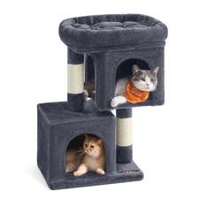 Feandrea Cat Tree, 26.4-Inch Cat Tower, Plush Condo for Kittens up to 7 lb, L...