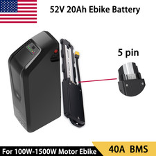 52V Ebike Hailong Lithium Battery 52V 20Ah Electric Bike Battery BMS For 0-1500W