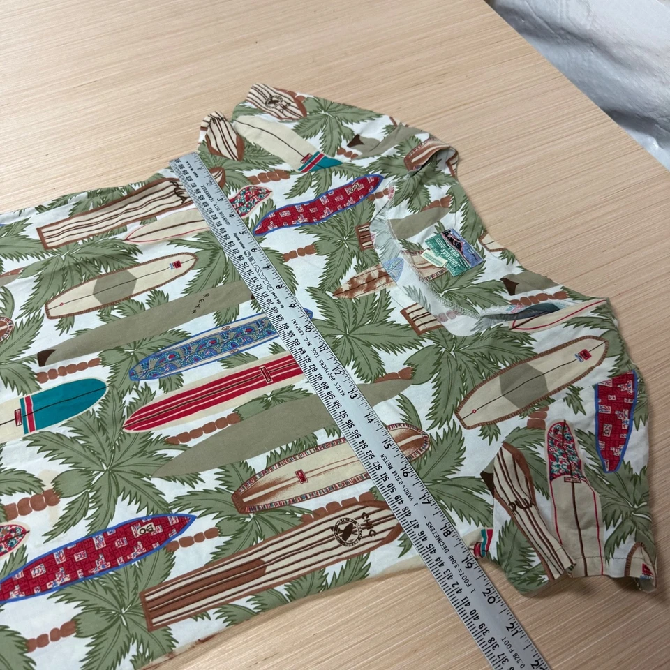 Vestido Reyn Spooner Vintage Años 90 Rayón Hawaiano Para Mujer Pequeño Suefboards Mumu Palm Foto 4 de 4