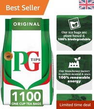 Eco-Friendly 1100 Biodegradable Tea Bags - Perfect for Office Breaks and Parties 0.04 per strip