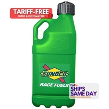 Sunoco Race Jugs M7500GR, One Green Plastic Green Sunoco Motorsports Jug 5 Gal 