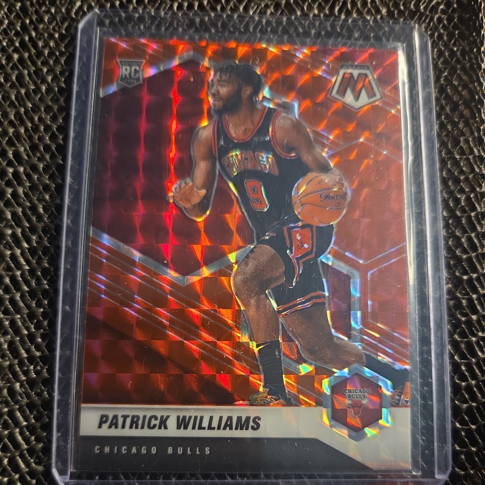 2020-21 Panini Mosaic - Rookie Patrick Williams #206 Red Mosaic Prizm (RC)