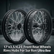 17x3.5 17x4.25 Spoke Front Rear Wheels For Sur Ron Ultra Bee For Talaria Kodomo 17x3.5 17x4.25 Spoke Front Rear Wheels For Sur Ron Ultra Bee For Talaria Kodomo