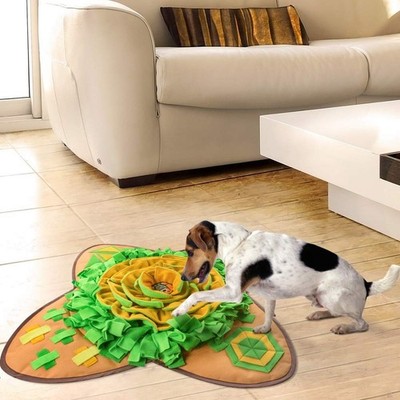 PAWSPURR Snuffle Mat For Dogs 27.5x15.7 Inch - Interactive Slow Feeder Mat, Foraging Puzzle Toy For Anxiety Relief & Mental Stimulation