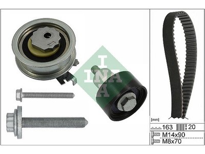 INA Original Timing Belt Kit Seat Leon 1.4 TSI 2013-2018 OEM: 04E198119