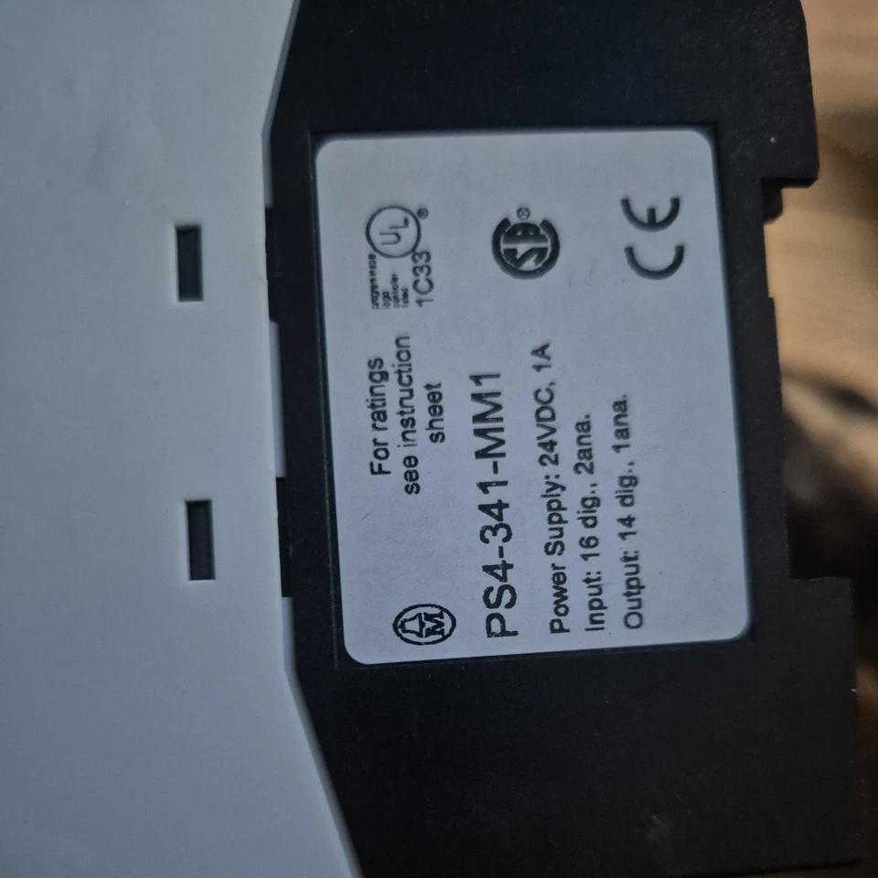 MOELLER PS4-341-MM1 CONTROLLER 16DI, 14DO, 2AI, 1AO 24Vdc - Image 2 of 2