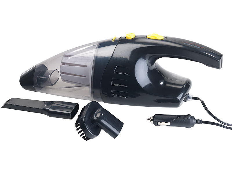 Aspirateur 12V eau et poussière pour voiture Lescars compact bleu