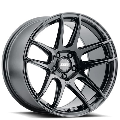 19x8.5'' ESR Wheels CS8 Gloss Black JDM Style Rims