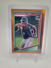 Jarlin Susana - 2025 Donruss Optic Orange Rated Prospect #011/199 Nationals