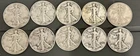 Walking Liberty Half Dollars Lot of 10