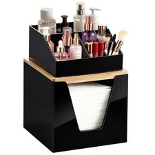 Disposable Face Towel Holder,2 in 1 Bathroom Counter Organizer and storage
