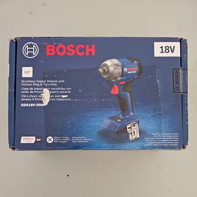 New Open Box Bosch Brushless Impact Wrench 1/2'' GDS18V-350N