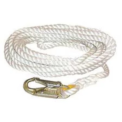 Miller 198Rls-2-Z7/50Ftwh Positioning Lanyard, 50 Ft Length, Web Loop, Nylon, 1