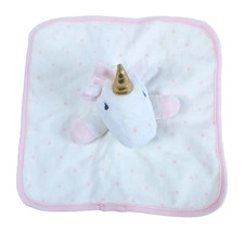 Cloud Island Unicorn Plush Lovey 10" Infant Bebe Pink Baby Security Blanket