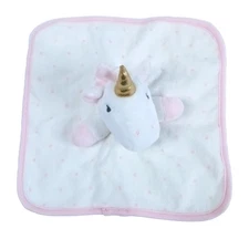 Cloud Island Unicorn Plush Lovey 10" Infant Bebe Pink Baby Security Blanket