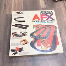Vintage Aurora AFX "Racin' Stocker" HO Scale Slot Car Set INCOMPLETE No Cars