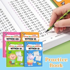 Addition And Subtraction Arithmetic Exercise Book Math Training Book 10-100