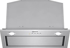 Image of Neff Integrated Rangehood Canopy Cooker Hood D55MH56N0B Silver LED Lightning
