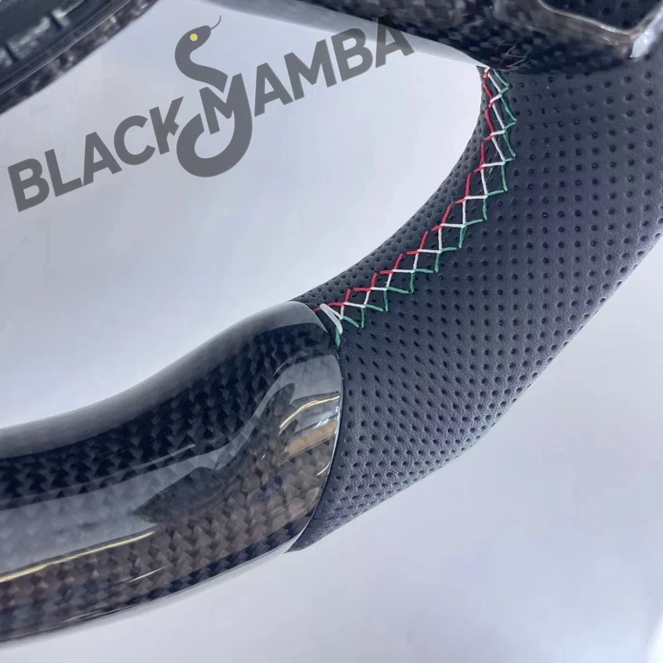 For 2012-2022 Lamborghini Aventador Custom Real Carbon Fiber Steering Wheel Foto 3 de 4