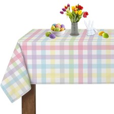 Easter Tablecloth 60 Inch X 84 84" x 60" Rectangular , Spring