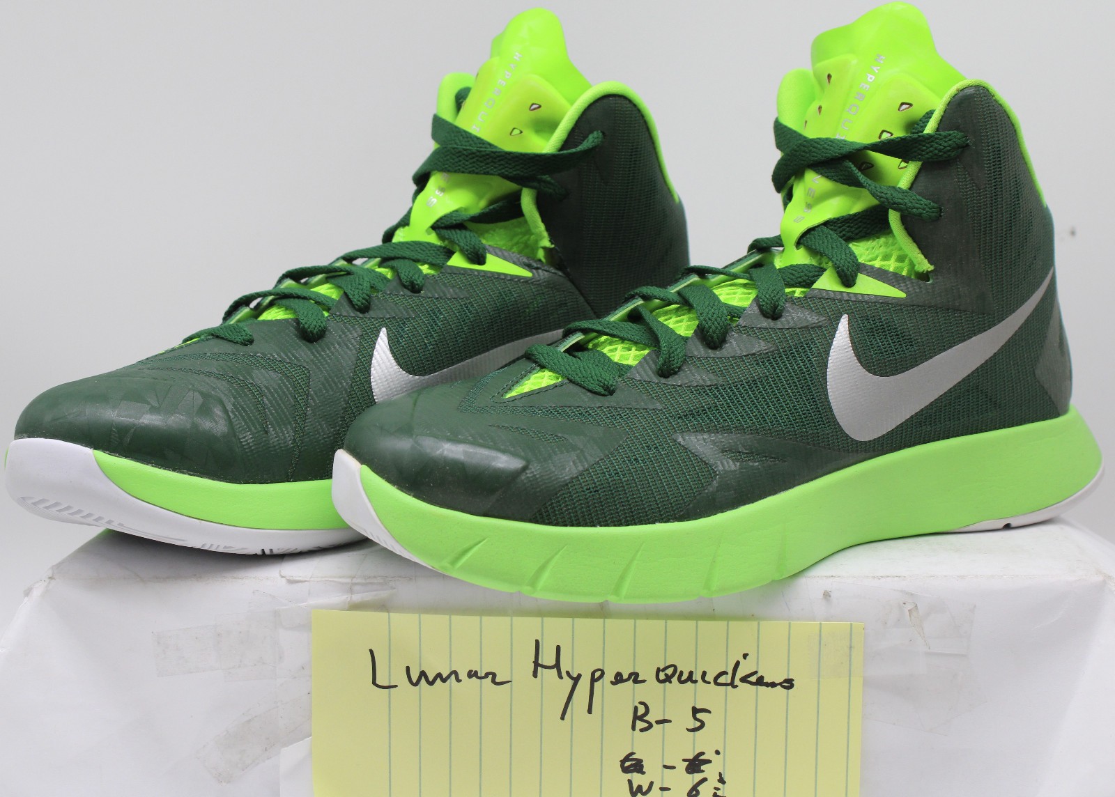 New In Box Green Sz 5 (gs); Wmns 6.5