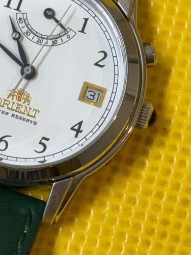 Discontinued Rare Orient Vintage Military Style Automatic Power Reserve Watch - Picture 15 of 24