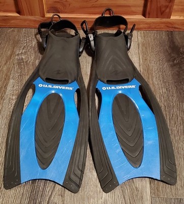 US Divers Proflex Flippers Fins for Scuba Diving & Snorkeling Sz  S (4-7) 35-39