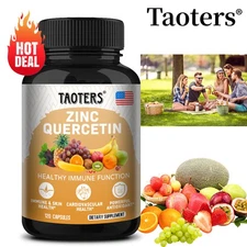 Zinc Quercetin Capsules - Promotes heart health and has antioxidant properties
