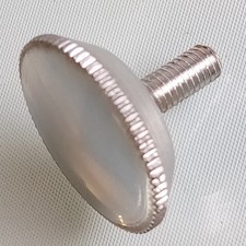 6mmx1 1.5cm Tensioner Knob Dial Vintage 60s Chrome Part Set Screw Tension Rod