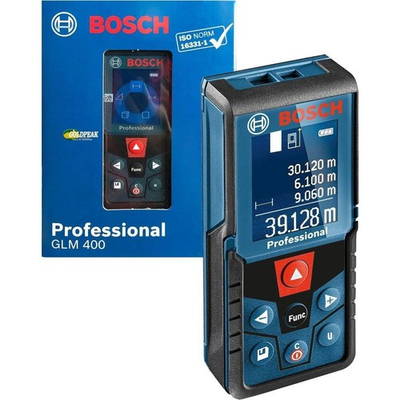 #ad Bosch Pro GLM 400 Laser Range Finder Digital Distance Measurer 40 meters ±1.5 mm GBP 64.99
