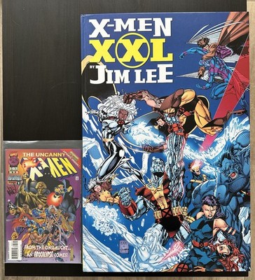 X-Men XXL by Jim Lee & Claremont, Oversized Comic Book - Hardcover Graphic Novel