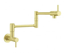 Pfister Lita GT533-PFBG Wall Mounted Kitchen Pot Filler Faucet Brushed Gold NEW