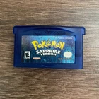 Pokemon: Sapphire (GBA, 2003). Tested, cartridge only. Dry Battery!