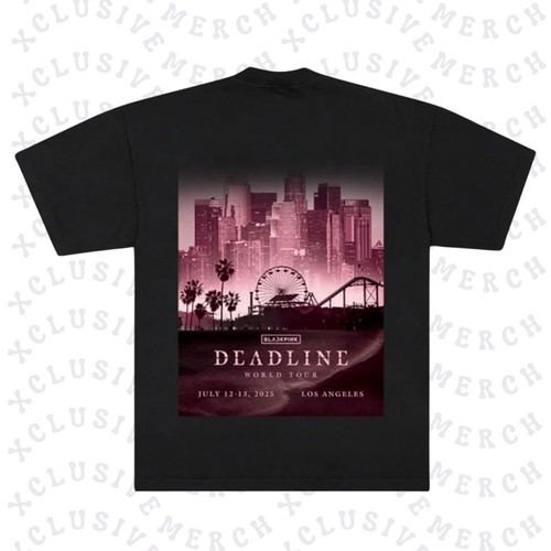 BLACKPINK: Deadline World Tour 2025— OFFICIAL LA Exclusive T Shirt — Size L Large - Bild 4 von 5