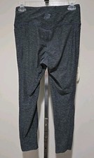 New Balance Dry Pull-On Leggings Capri Women's Sz Medium Heather Gray