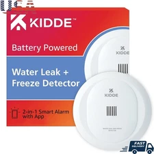 Battery Operated Smart Water Leak Detector Freeze Alarm Wi-Fi Home Safety Alerts