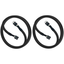 2 Pcs USB Header Extension Cable USB 2.0 9-Pin Male to Female 20.3 Inches I...