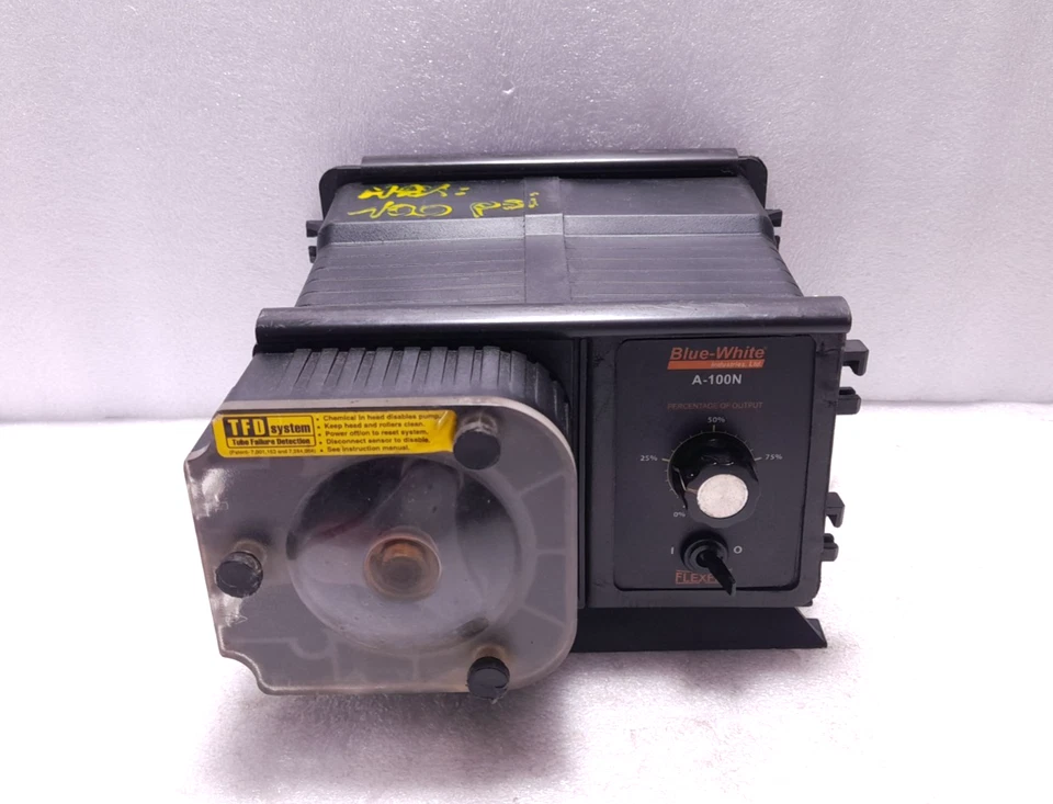 Blue-White FLEXFLO A1N22A-4T Peristaltic Metering Pump A-100N 230V/60Hz-45W - Image 2 of 4