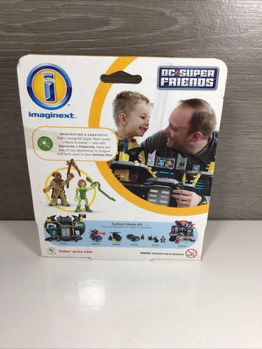 Imaginext DC Super Friends Fisher Price Poison Ivy Spaventapasseri Dr. Crane cattivi - Foto 2 di 5