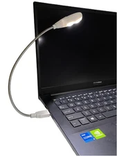 LED USB Reading Lamp Light with 2-Brightness Dimmable Setting, Flexible Goose...