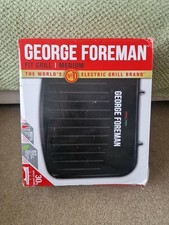 George Foreman Medium Fit Grill 25810-1630W with Non-Stick Plates Black