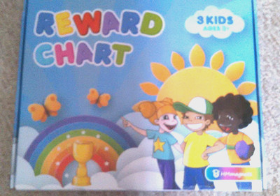HMMagnets Magnetic Reward & Behavior Chart for Multiple Kids (1-3 Kid) - New