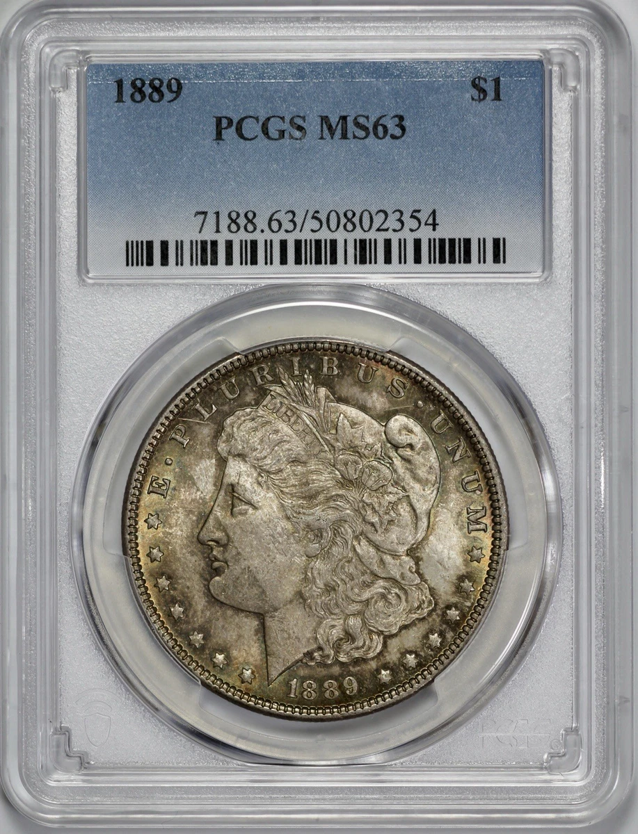 MS 63 Graded 1889 Year Morgan US Dollars (1878-1921) for sale | eBay
