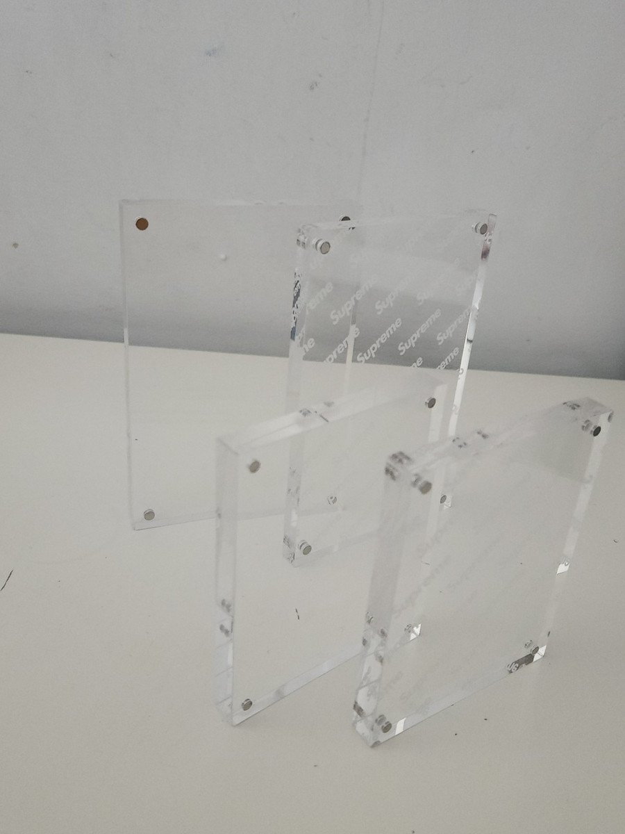フォトフレーム Supreme 19SS Acrylic Photo Frame Set SS19 Supreme Acrylic Photo Frame (set of 2) clear Accessory