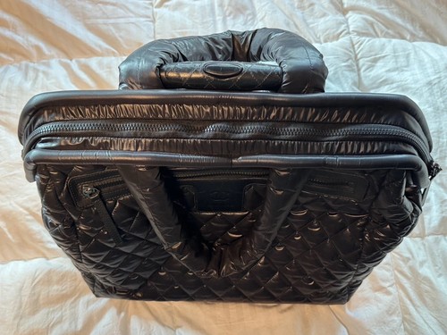 Chanel 2012 Coco Cocoon Black Diamond Quilted Case Carry On Trolley Luggage - Picture 6 of 19
