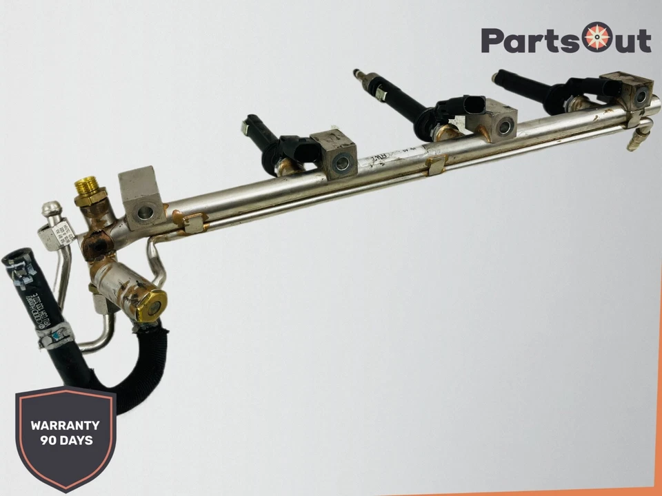 2006-2010 AUDI Q7 VW TOUAREG 3.6L BHK UPPER FUEL INJECTION RAIL 03H133316A OEM - Image 4 of 4