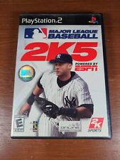 Major League Baseball 2K5 ESPN (MLB) (PlayStation 2 PS2) Black Label Jeter Cover