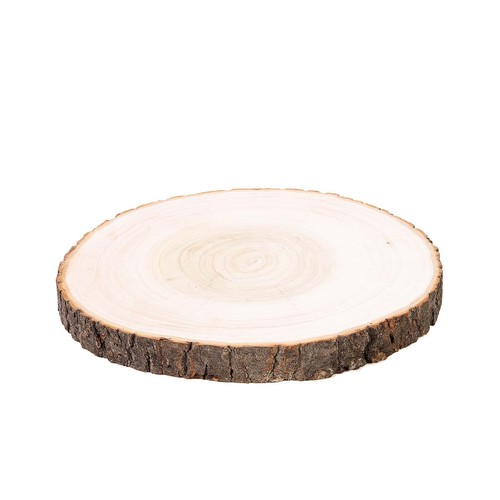 9"-12" Natural Round Poplar Wood Slices Wedding Centerpieces Crafts Decorations