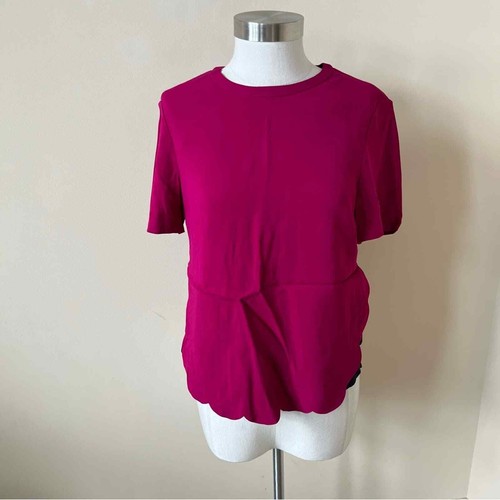 ALC Adam’s scallop hem short sleeve top 17492