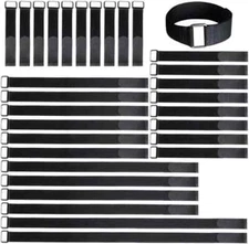 Brand Bulk Pack 30Reusable Fastening Cable Straps with Buckle Variety NEW